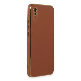 Newface Xiaomi Redmi 9A Kılıf Volet Silikon - Kırmızı