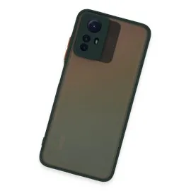 Newface Xiaomi Redmi Note 12S Kılıf Montreal Silikon Kapak - Yeşil