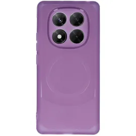 Newface Xiaomi Redmi Note 14 Pro 4G Kılıf Maya Karbon Kapak - Mürdüm