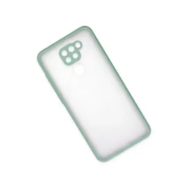 Newface Xiaomi Redmi Note 9 Kılıf Montreal Silikon Kapak - Turkuaz