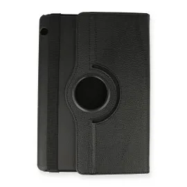 Newface Huawei Mediapad T5 10 Kılıf 360 Tablet Deri Kılıf - Siyah