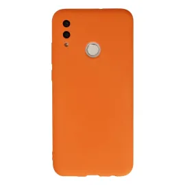 Newface Huawei P Smart 2019 Kılıf Nano Içi Kadife Silikon - Turuncu