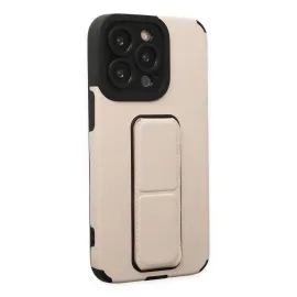 Newface Iphone 13 Pro Max Kılıf Mega Standlı Silikon - Gold