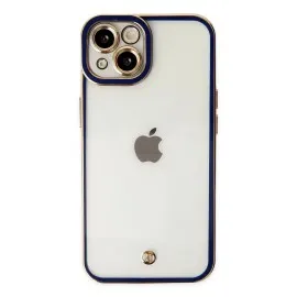 Newface Iphone 14 Plus Kılıf Liva Lens Silikon - Mavi