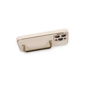 Newface Iphone 14 Pro Max Kılıf Coco Elit Kapak - Gold