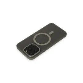 Newface Iphone 15 Pro Kılıf Lodos Magneticsafe Mat Kapak - Titan Gri