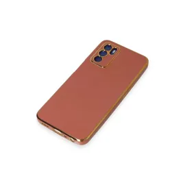 Newface Oppo A16 Kılıf Volet Silikon - Kırmızı