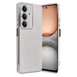 Newface Realme C75 4G Kılıf Razer Lensli Silikon - Gümüş