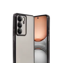 Newface Realme C75 4G Kılıf Razer Lensli Silikon - Siyah