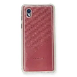 Newface Samsung Galaxy A01 Core Kılıf Miami Şeffaf Silikon - Şeffaf