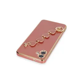 Newface Samsung Galaxy A04E Kılıf Esila Silikon - Kırmızı