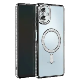 Newface Samsung Galaxy A06 Joke Simli Magneticsafe Kılıf - Siyah