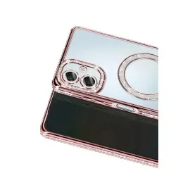 Newface Samsung Galaxy A07 4G Joke Simli Magneticsafe Kılıf - Pembe