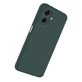 Newface Samsung Galaxy A07 4G Nano Içi Kadife Silikon - K.yeşil