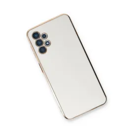 Newface Samsung Galaxy A13 4G Kılıf Volet Silikon - Beyaz