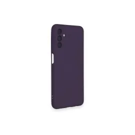 Newface Samsung Galaxy A14 4G Kılıf Nano Içi Kadife Silikon - Mor