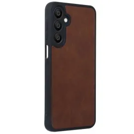 Newface Samsung Galaxy A16 5G Kılıf Aras Deri Kapak - Taba