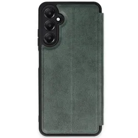 Newface Samsung Galaxy A35 5G Kılıf Flip Cover - Koyu Yeşil