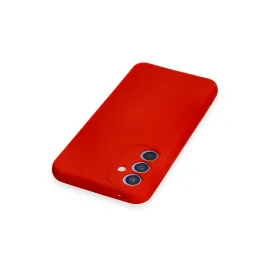 Newface Samsung Galaxy A54 5G Kılıf Nano Içi Kadife Silikon - Kırmızı