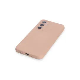 Newface Samsung Galaxy A54 5G Kılıf Nano Içi Kadife Silikon - Pudra