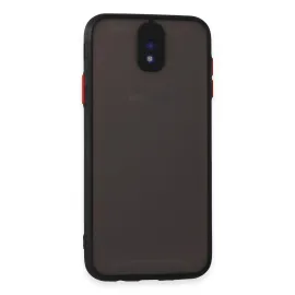 Newface Samsung Galaxy J7 Pro / J730 Kılıf Montreal Silikon Kapak - Siyah