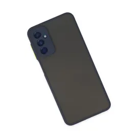 Newface Samsung Galaxy M13 Kılıf Montreal Silikon Kapak - Lacivert