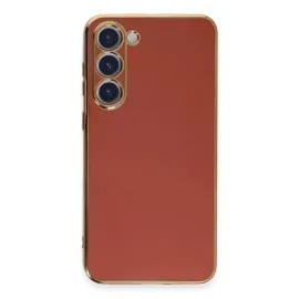 Newface Samsung Galaxy S23 Kılıf Volet Silikon - Kırmızı