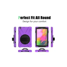 Newface Samsung Galaxy T290 Tab A 8 Kılıf Amazing Tablet Kapak - Mor