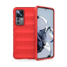 Newface Xiaomi Mi 12T Pro Kılıf Optimum Silikon - Kırmızı