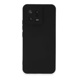 Newface Xiaomi Mi 13 Kılıf Nano Içi Kadife Silikon - Siyah