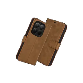 Newface Xiaomi Mi 15T Trend S Plus Kapaklı Kılıf - Taba