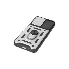 Newface Xiaomi Poco X3 Gt Kılıf Pars Lens Yüzüklü Silikon - Gümüş