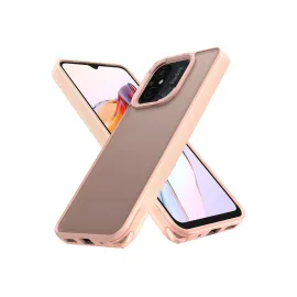 Newface Xiaomi Redmi 12C Kılıf Elegant Kapak - Pudra