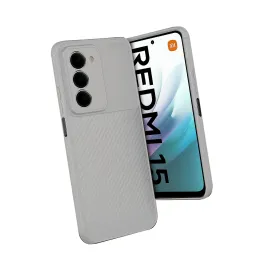 Newface Xiaomi Redmi 15 4G Auto Focus Karbon Kapak - Gri