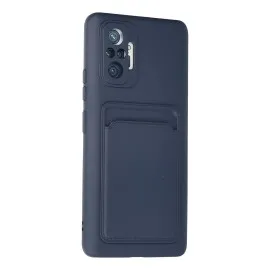 Newface Xiaomi Redmi Note 10 Pro Kılıf Kelvin Kartvizitli Silikon - Lacivert