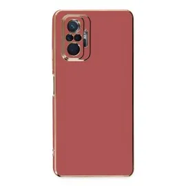 Newface Xiaomi Redmi Note 10 Pro Kılıf Volet Silikon - Kırmızı
