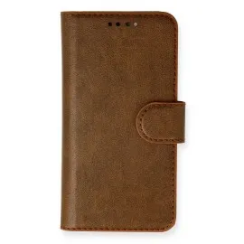 Newface Xiaomi Redmi Note 11T Kılıf Trend S Plus Kapaklı Kılıf - Taba