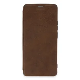 Newface Xiaomi Redmi Note 13 Pro 4G Kılıf Flip Cover - Taba