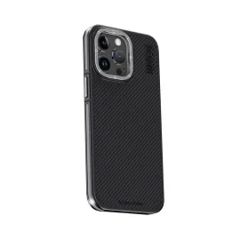 Joko Iphone 15 Pro Kılıf Aramid 600D Kevlar Karbon Fiber Magsafe Kapak - Gri