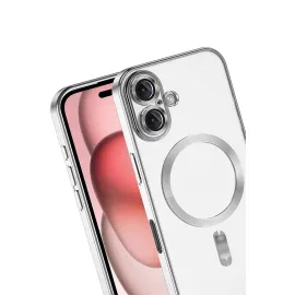 Newface Apple Iphone 17 Kross Magneticsafe Kapak - Gümüş