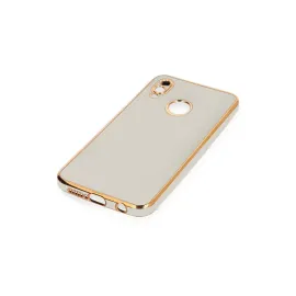 Newface Huawei P20 Lite Kılıf Volet Silikon - Beyaz