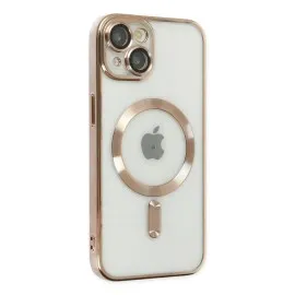 Newface Iphone 14 Plus Kılıf Kross Magneticsafe Kapak - Gold