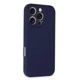 Newface Iphone 16 Pro Kılıf First Silikon - Lacivert