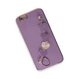 Newface Iphone 6 Kılıf Esila Silikon - Mor