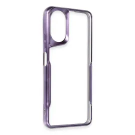 Newface Oppo A38 Kılıf Boyi Silikon Kapak - Derin Mor