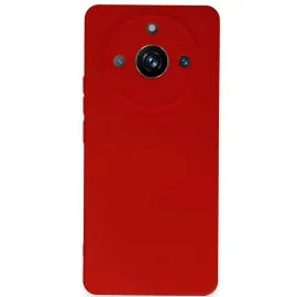 Newface Realme 11 Pro Kılıf Nano Içi Kadife Silikon - Kırmızı