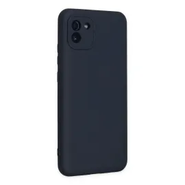 Newface Samsung Galaxy A03 Kılıf Nano Içi Kadife Silikon - Lacivert