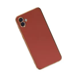 Newface Samsung Galaxy A04 Kılıf Volet Silikon - Kırmızı