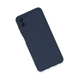 Newface Samsung Galaxy A04E Kılıf Nano Içi Kadife Silikon - Lacivert