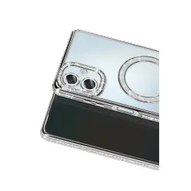 Newface Samsung Galaxy A07 4G Joke Simli Magneticsafe Kılıf - Gümüş